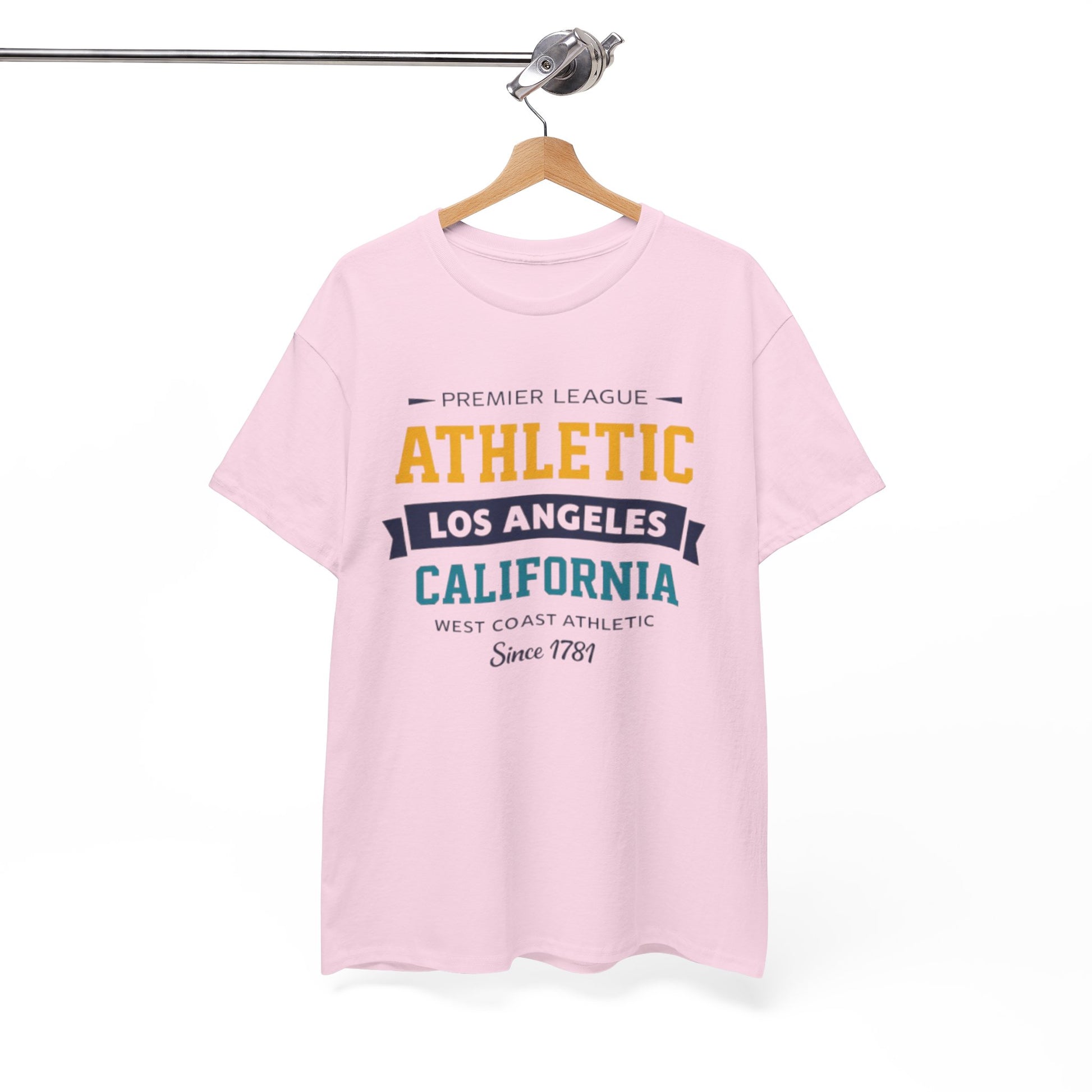 White Smoke Athletic Los Angeles California Tee — Vintage West Coast Sports T-Shirt