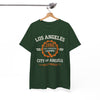White Smoke Los Angeles 1992 City of Angels Graphic T-Shirt – Vintage Hollywood Streetwear Tee