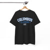White Smoke Columbus Clippers Baseball Tee — Retro Short Sleeve Shirt
