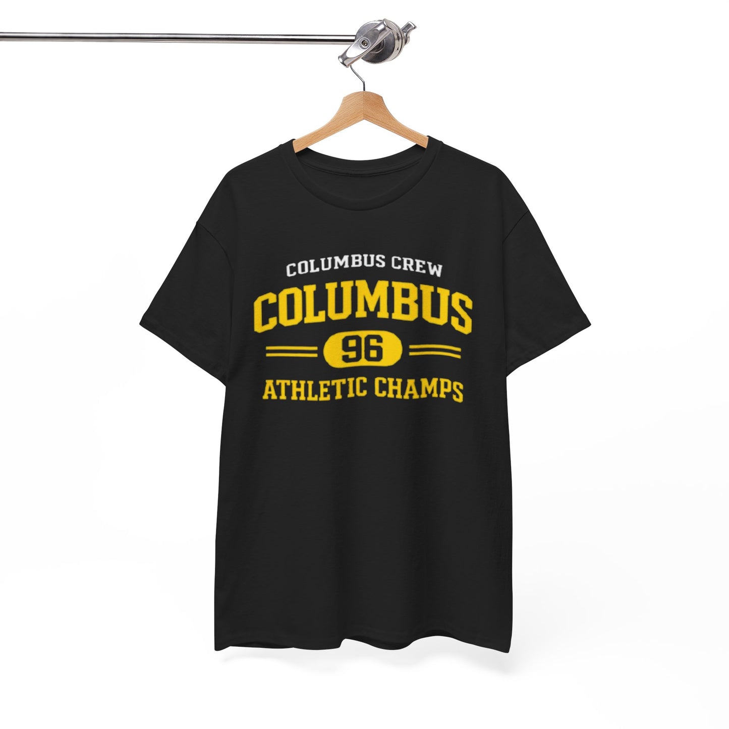 White Smoke Columbus Crew 96 Athletic Champs T‑Shirt — Retro Sports Tee
