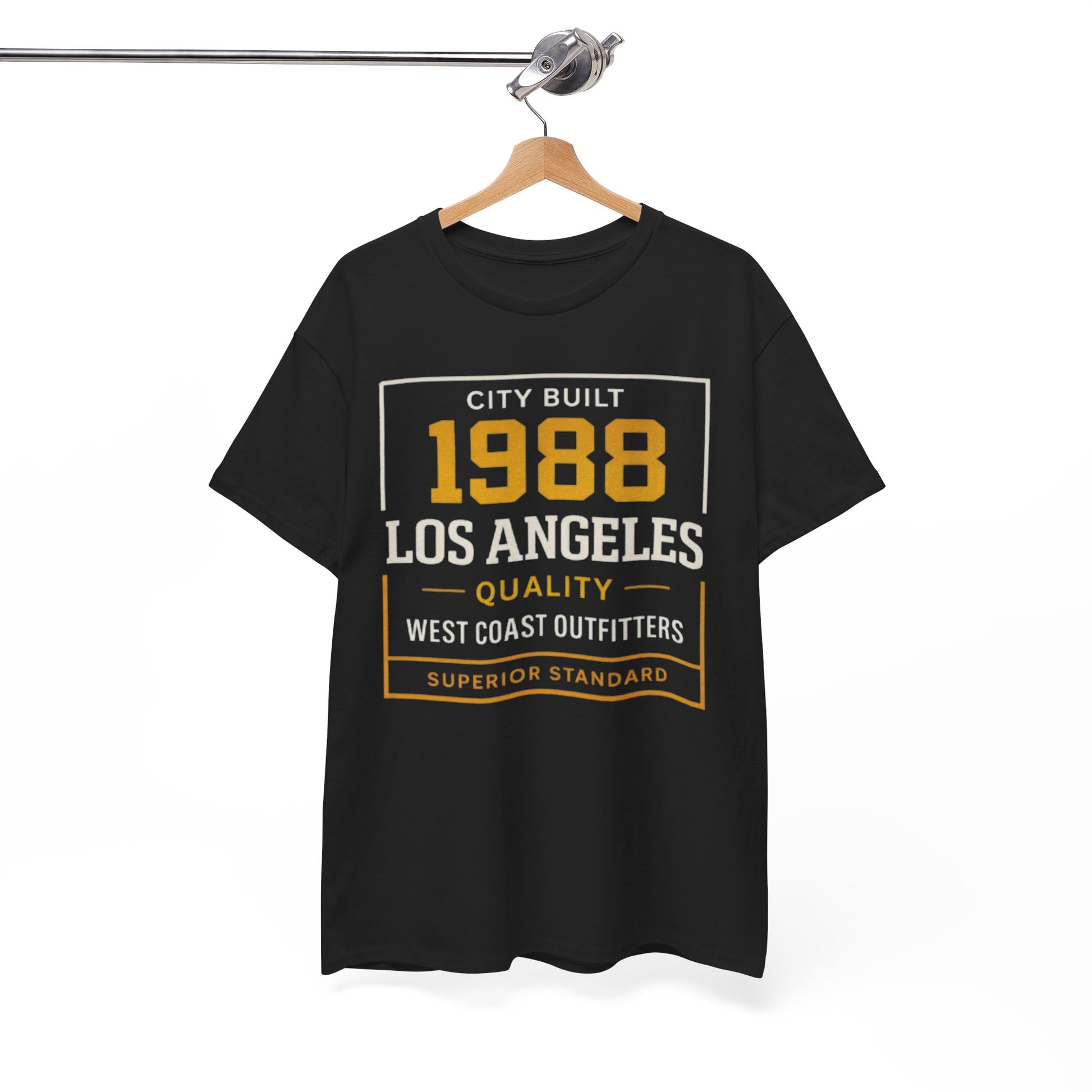 White Smoke 1988 Los Angeles Tee — Vintage City Built Graphic T-Shirt