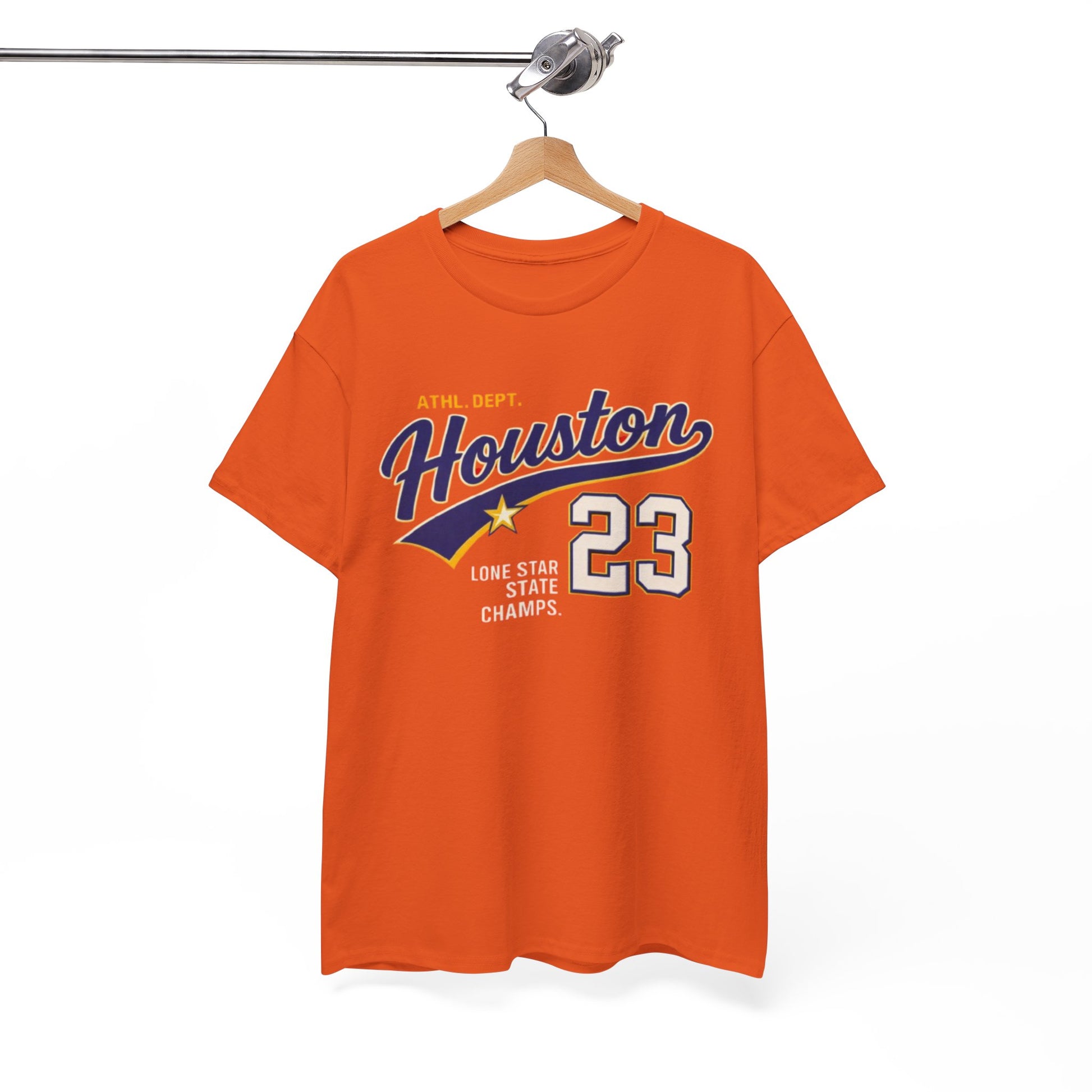 White Smoke Houston 23 tee city athletic shirt retro sports vintage tee