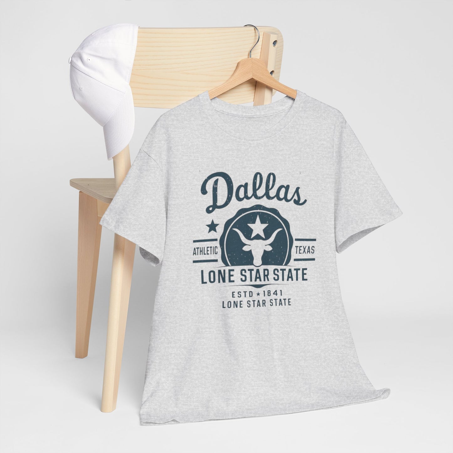 Dallas Lone Star State T-Shirt — Retro Texas Athletic Tee