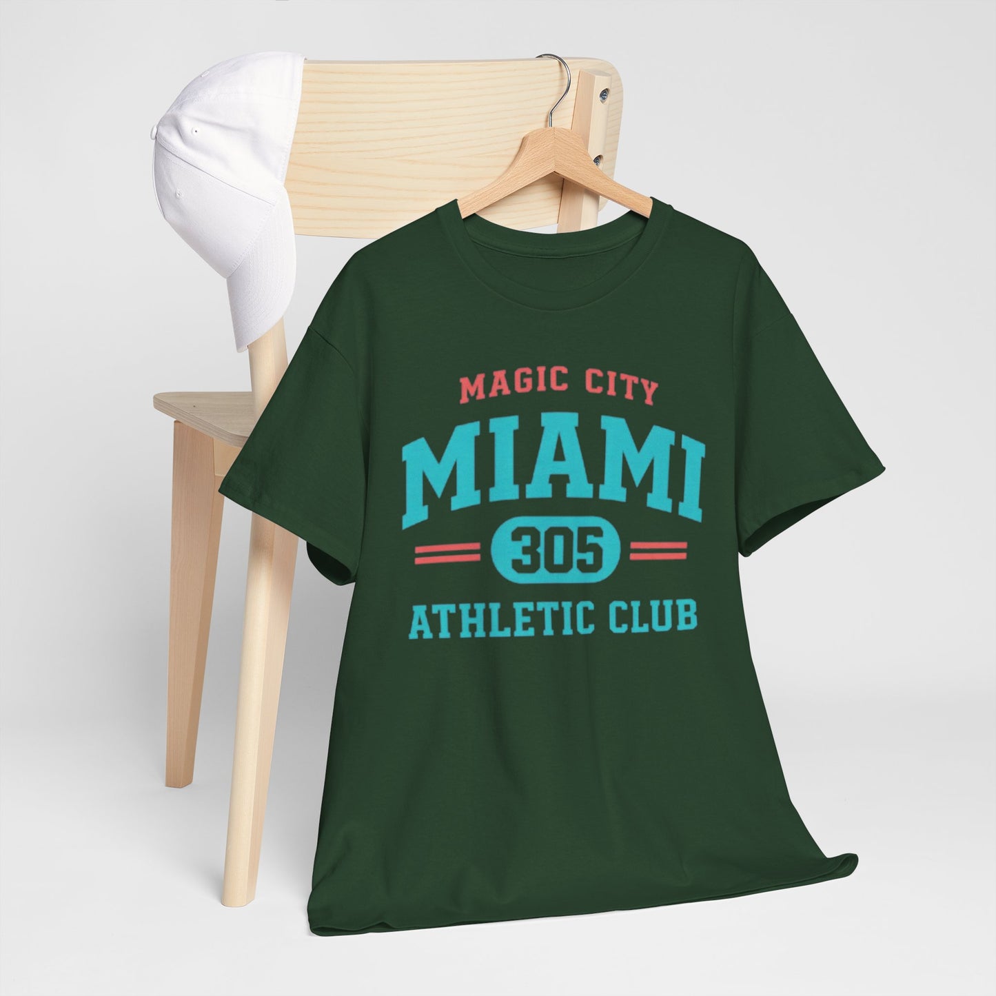 Miami 305 Athletic Club T-Shirt — Magic City Vintage Sport Tee