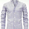 Gray Men'S Long-Sleeve Shirt from [Shule Water OBM] - Featuring a Striped Pattern, Suitable for Business And Casual Wear All Year Round, Machine Washable, Made from Structured Non-Stretch Fabric, with a Button- Front Closure