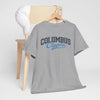 Dark Gray Columbus Clippers Baseball Tee — Vintage Script  T-Shirt