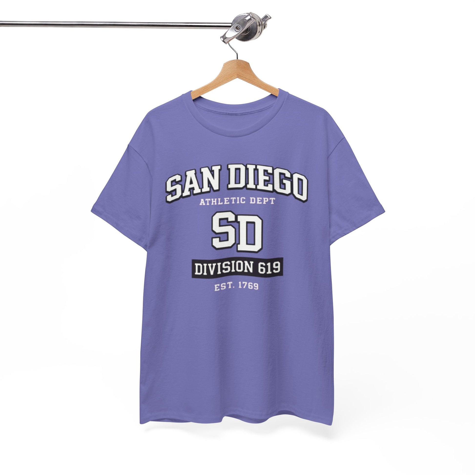 White Smoke San Diego SD T Shirt – Division 619 Athletic California Streetwear Tee