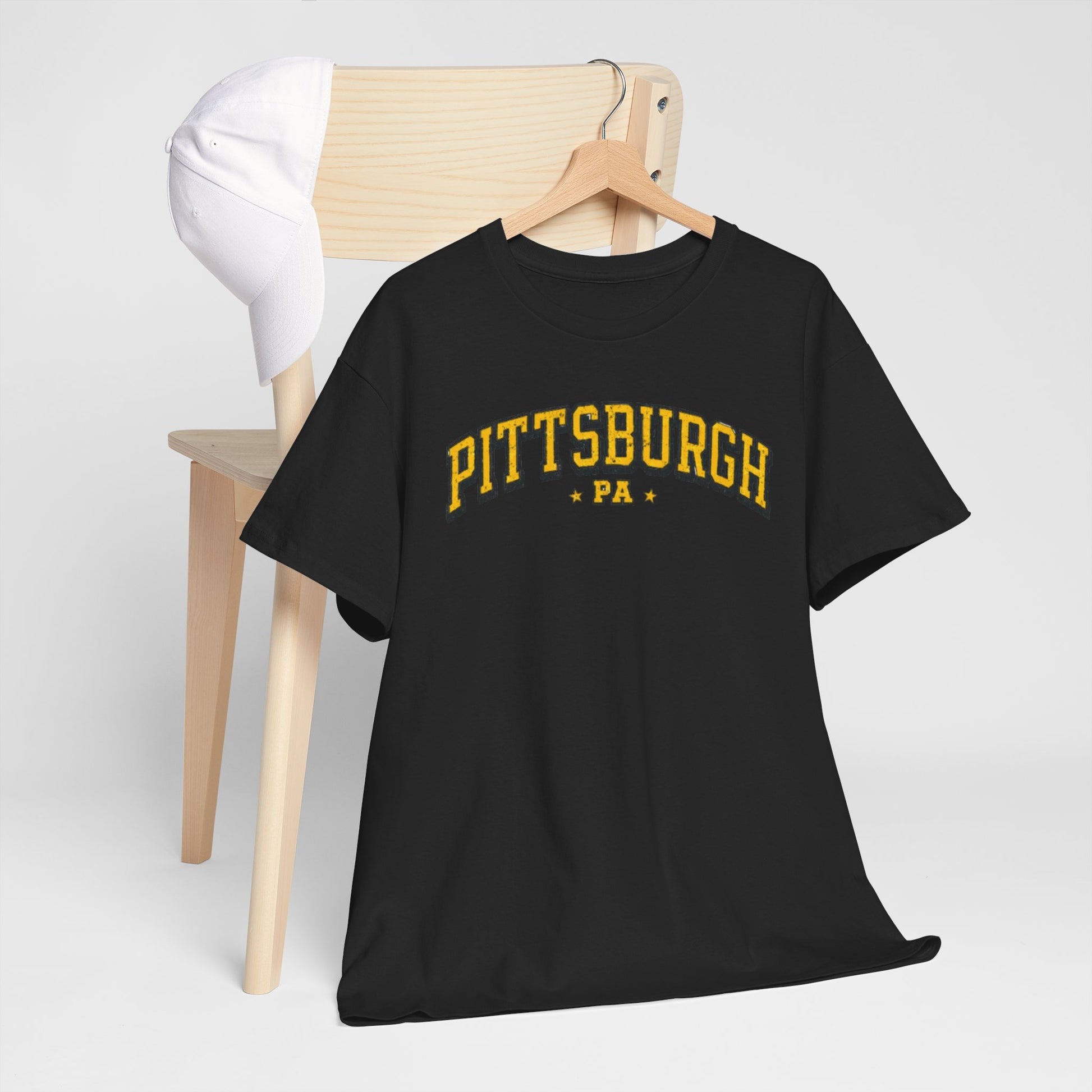 Pittsburgh PA Arch Tee Vintage college-style lettering T-Shirt streetwear fashion product image 8