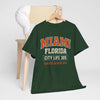 Lavender Miami Florida City Life 305 T-Shirt — South Beach Graphic Tee
