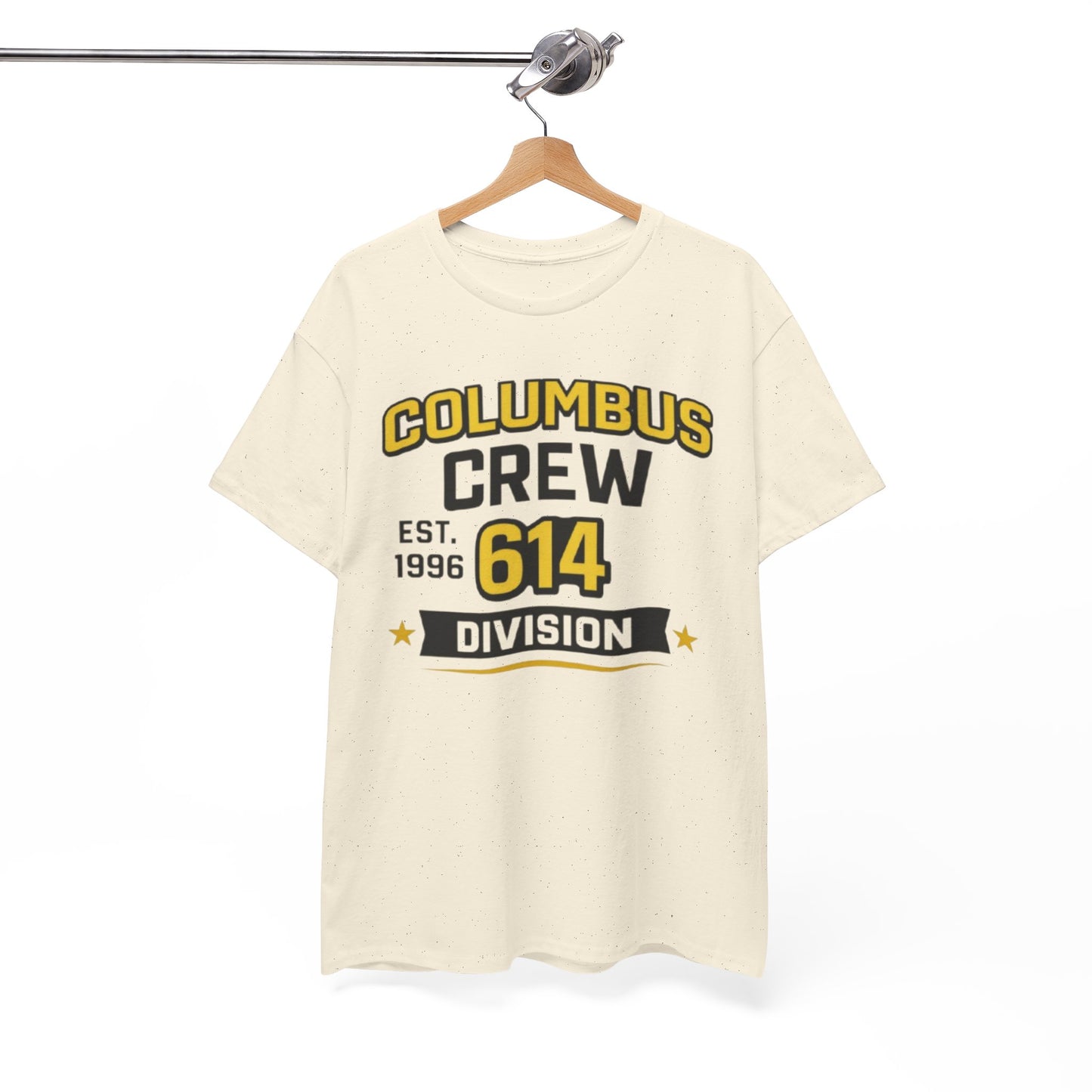 White Smoke Columbus Crew 614 Division T-Shirt — EST. 1996 Supporter Tee