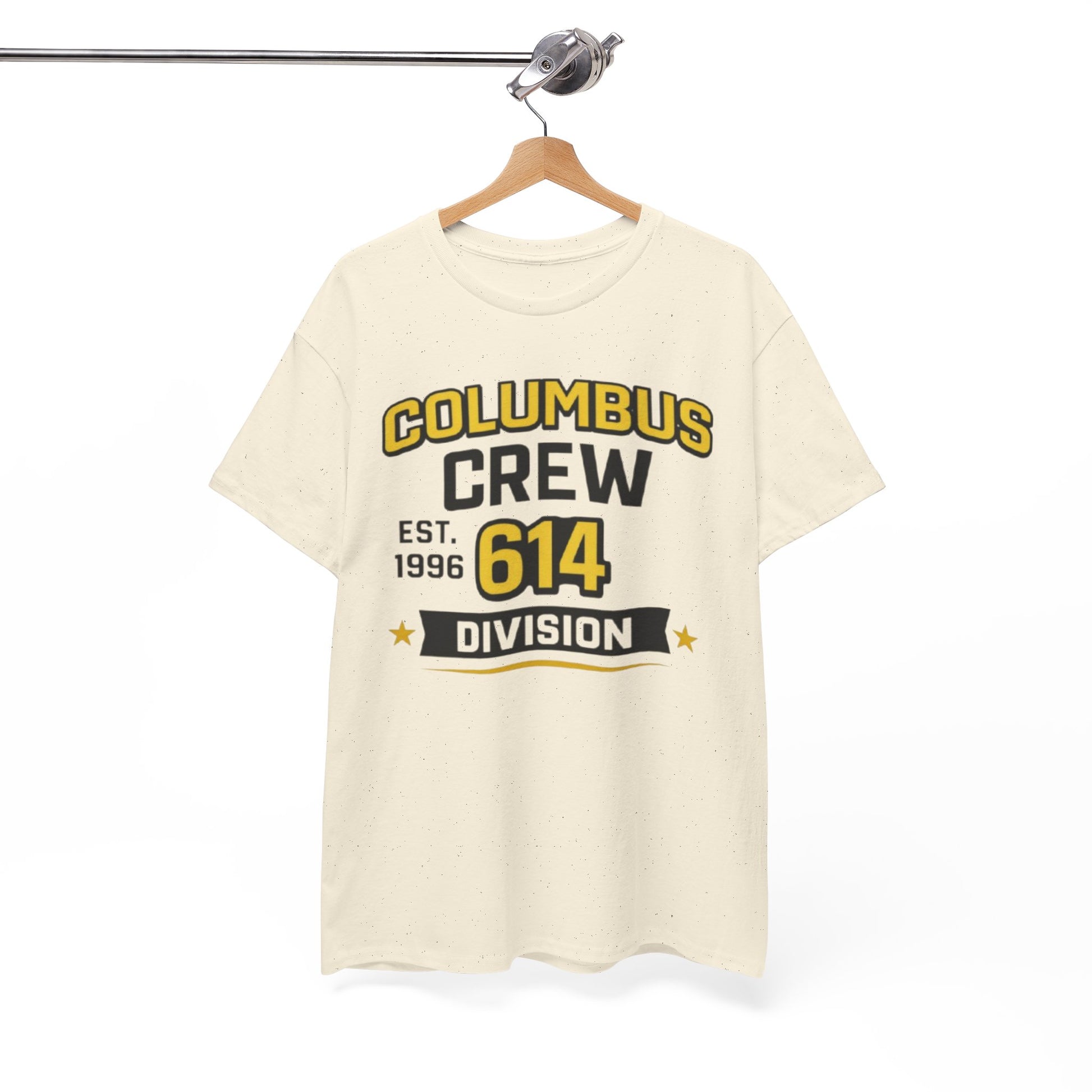White Smoke Columbus Crew 614 Division T-Shirt — EST. 1996 Supporter Tee