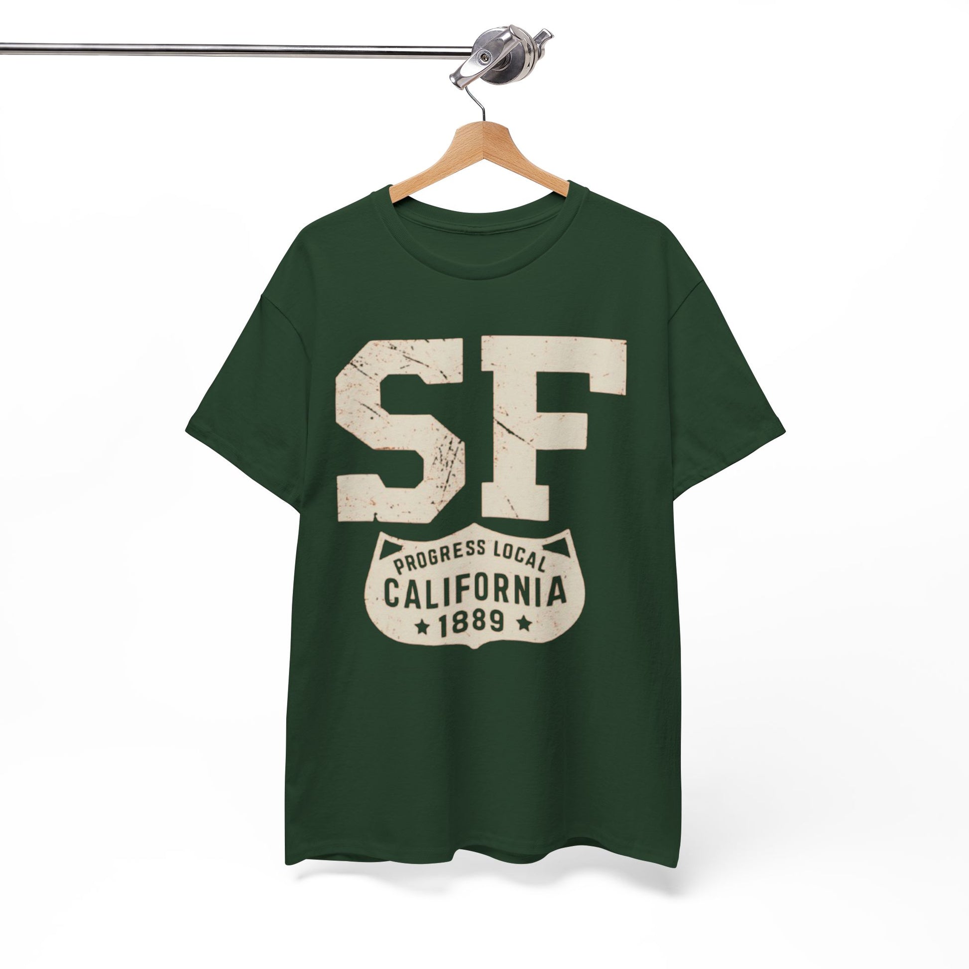 White Smoke San Francisco SF Vintage City T-Shirt – California Local Heritage Streetwear