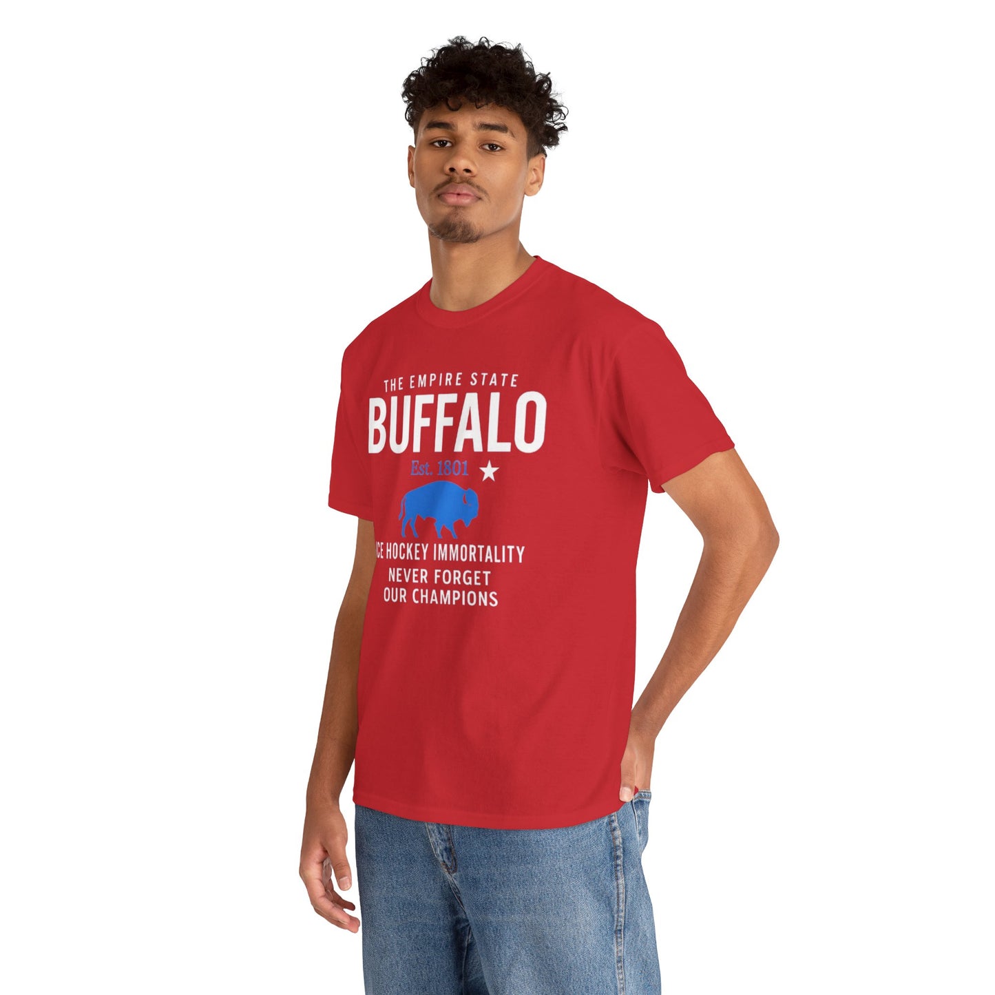 Buffalo Ice Hockey T-Shirt - "The Empire State" Tribute Tee