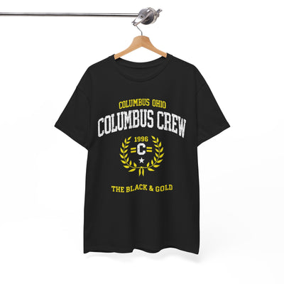 White Smoke Columbus Crew 'The Black & Gold' Tee — Columbus, Ohio Soccer T-Shirt