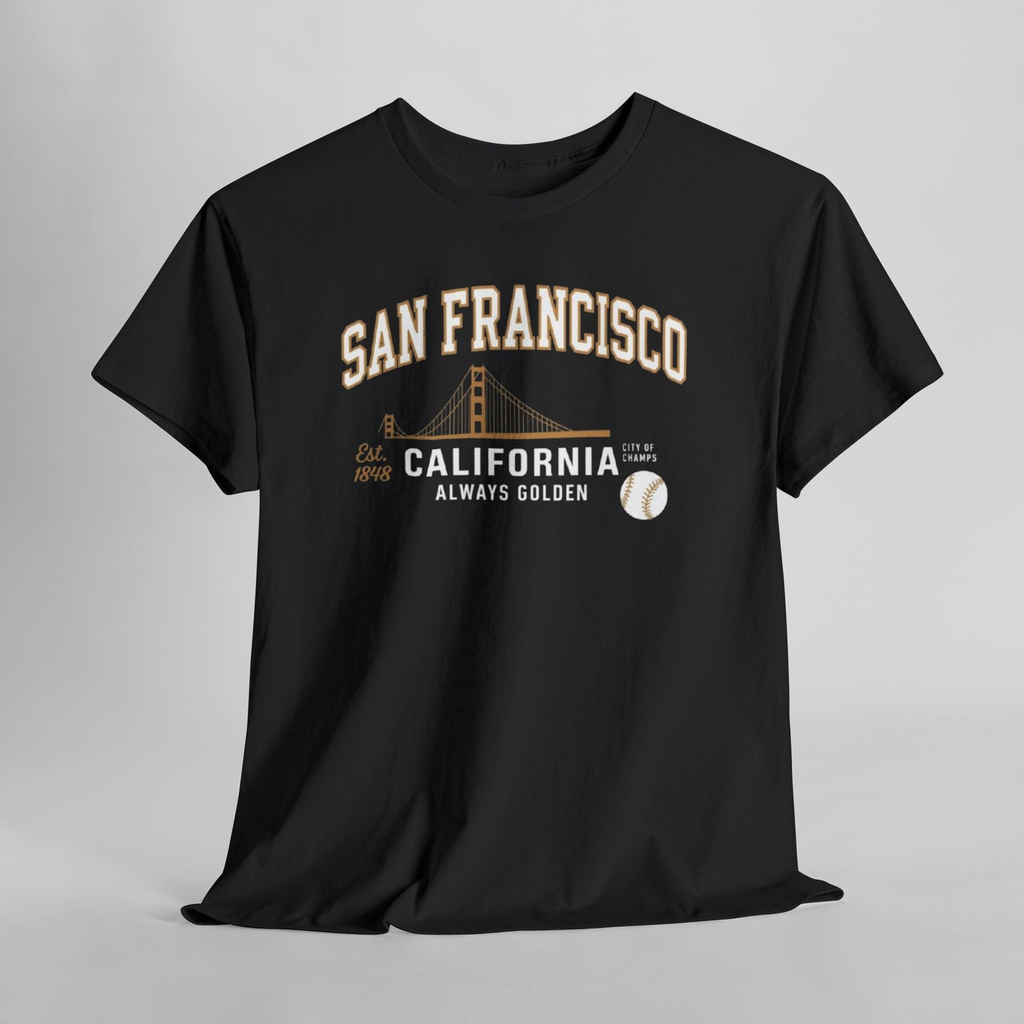 San Francisco Golden City Heritage T-Shirt – California Baseball Inspired Streetwear