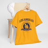 Goldenrod Los Angeles LA varsity Tee sporty t shirt