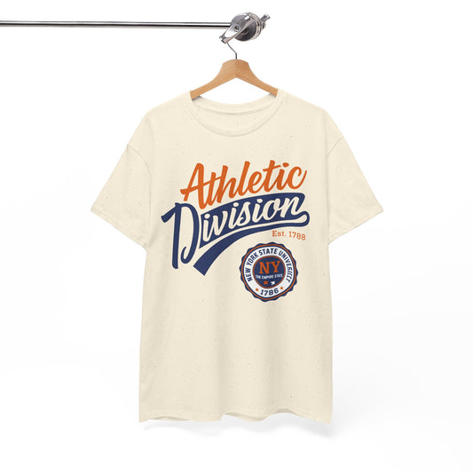 New York Athletic Division Tee — Vintage Sports Graphic T‑Shirt ("Athletic Division")