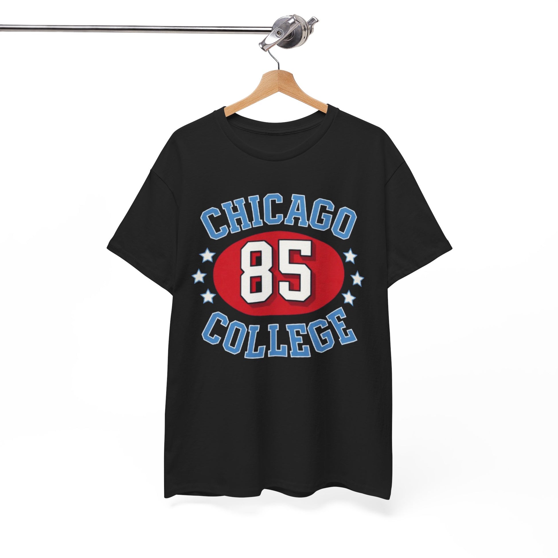 White Smoke Chicago College 85 Vintage Sports Tee