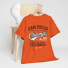 Lavender San Diego Champs Athletic T-Shirt — California 619 Surf City Tee