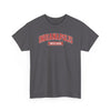Dim Gray Indianapolis Indiana T-Shirt — Retro Collegiate City Tee