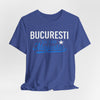 Dark Slate Blue Tricou Bucuresti Majestic — Tricou Vintage Romanian City (Est. 1459)
