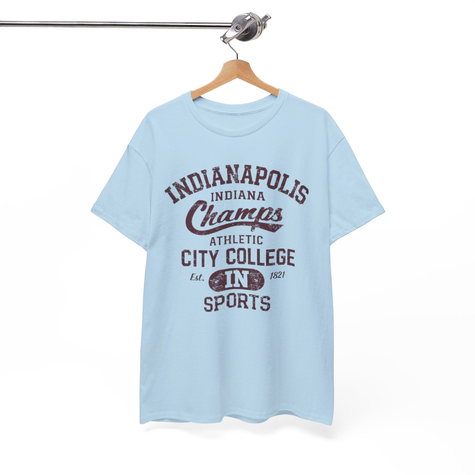 White Smoke Indianapolis Champs Athletic City College T-Shirt