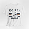 Dallas Football Vintage Helmet Tee – breathable comfort wear, lightweight game day shirt, image 1.0