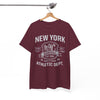 White Smoke New York NYC Baseball Athletic Dept. T‑Shirt — Vintage Varsity Sports Tee