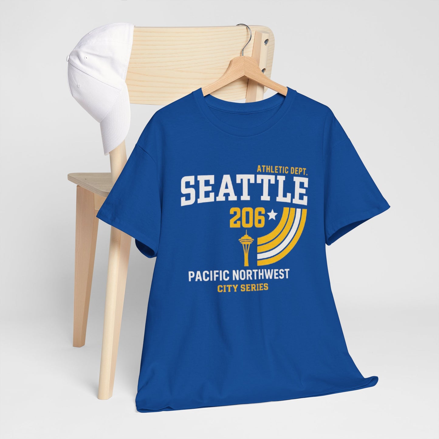 Seattle 206 Athletic Dept. T-Shirt — Pacific Northwest City Series