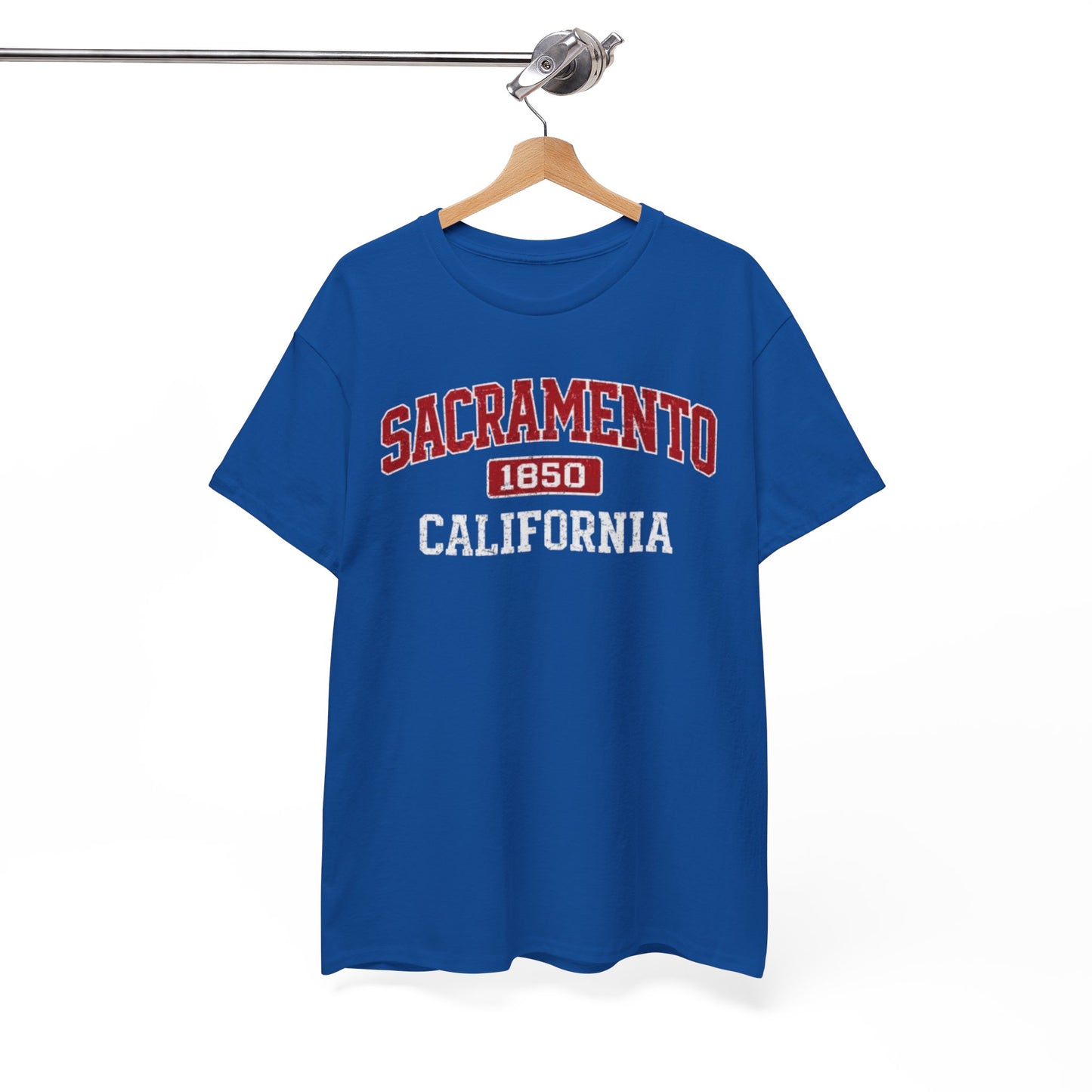 White Smoke Sacramento 1850 California Tee — Vintage City  T-Shirt