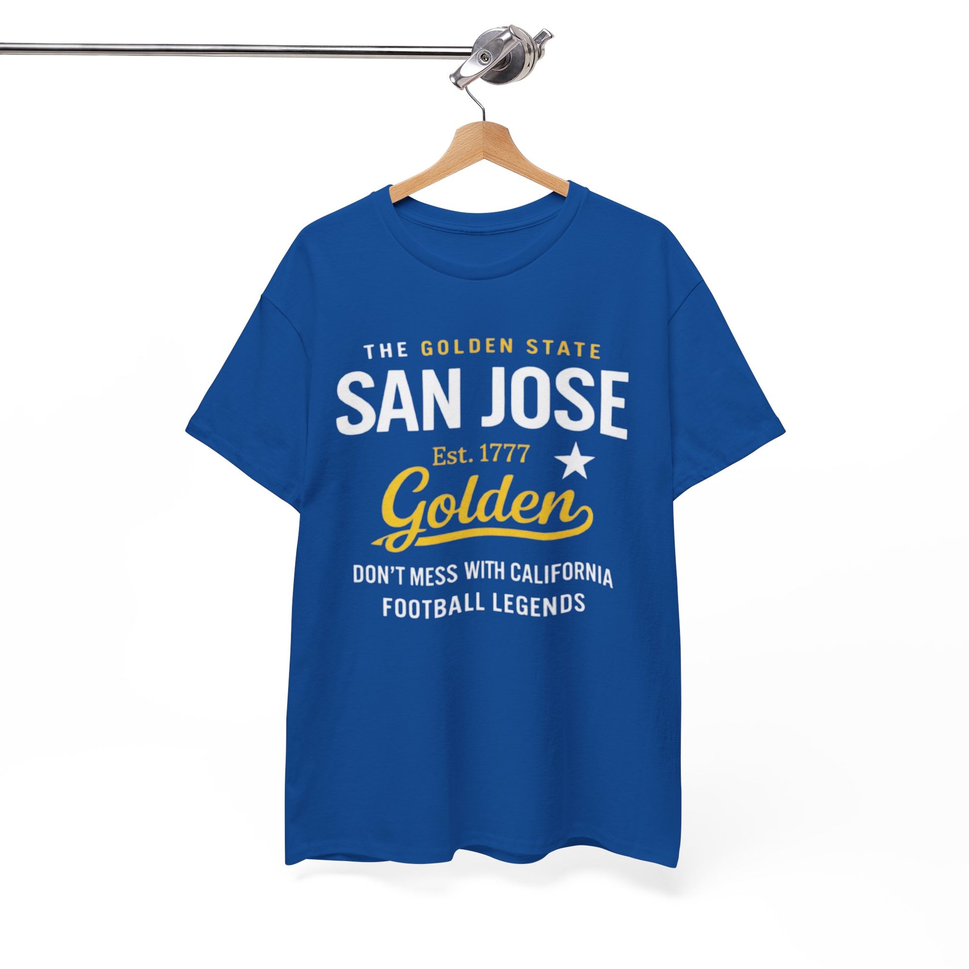 San Jose Golden State Football Tee — "Don't Mess With California" Vintage Sports T‑Shirt streetwear fashion product image 5