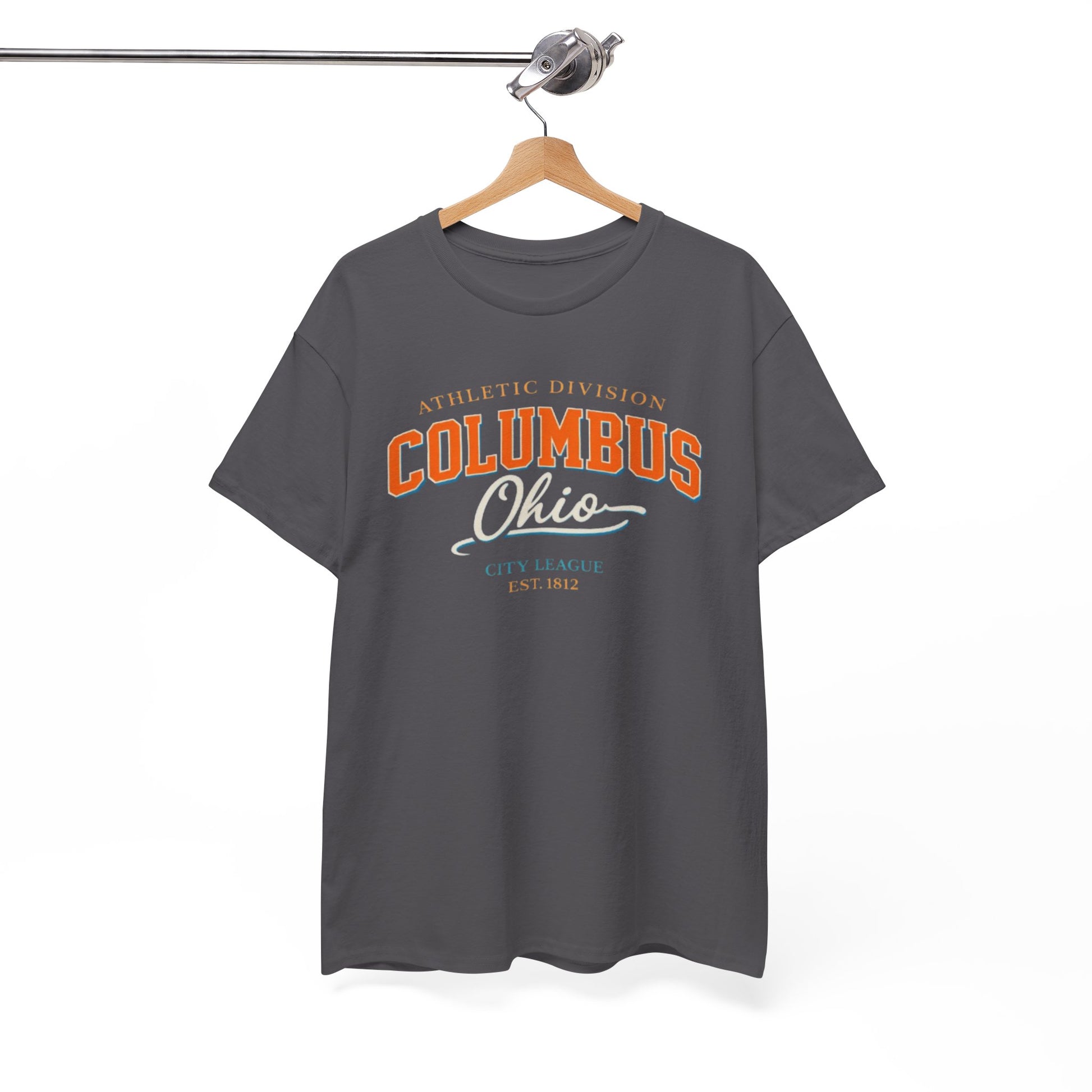White Smoke Columbus Ohio Athletic Division T-Shirt