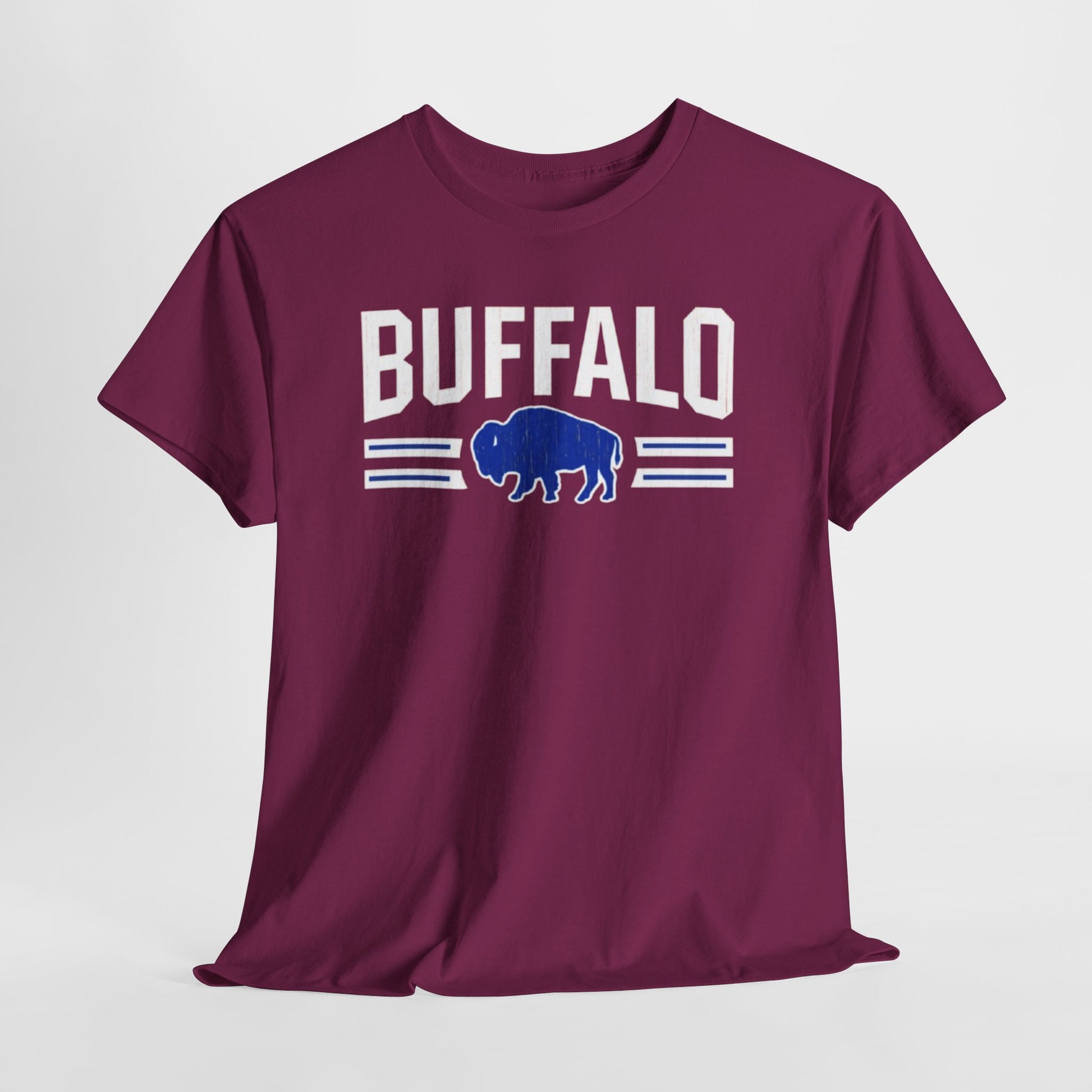 Brown Buffalo Retro Football Tee — Hometown Team Spirit Shirt