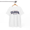 White Smoke Tampa Florida Vintage College Tee – EST. 813 City Shirt