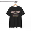Minneapolis MN City of Lakes T-Shirt — Vintage North Star State Tee – sportswear style, breathable comfort wear, image 1.0
