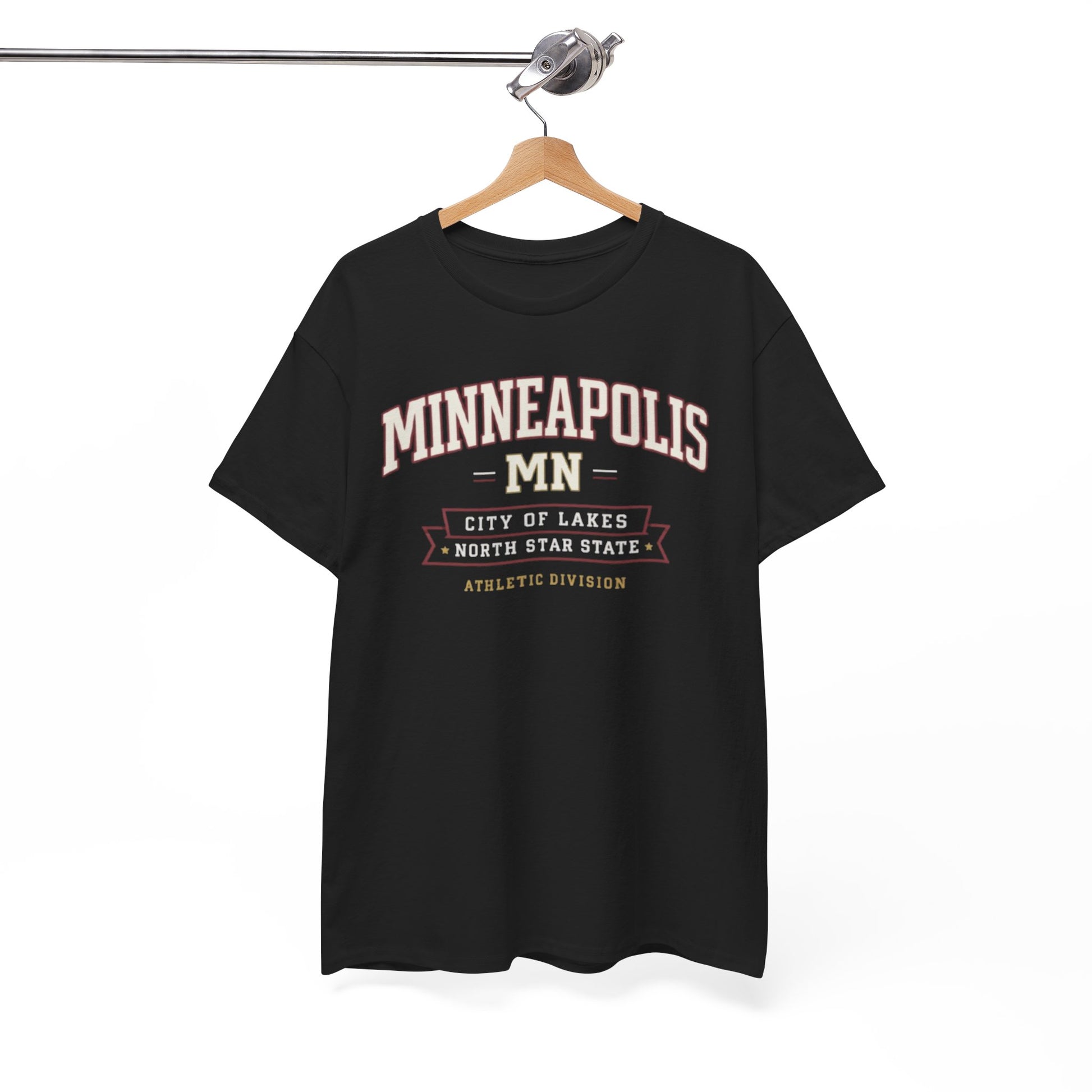Minneapolis MN City of Lakes T-Shirt — Vintage North Star State Tee – sportswear style, breathable comfort wear, image 1.0