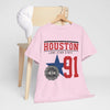 Lavender Houston 91 Texas Vintage Graphic Tee  City vintage  Lone Star  Houston shirt  Texan apparel  gift