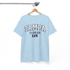White Smoke Tampa Florida Graphic Tee — Vintage Collegiate City Shirt