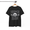 White Smoke Home Run Baseball Tee — Vintage New York Baseball Graphic T‑Shirt