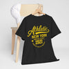 Dark Slate Gray Athletic New York 1921 T-Shirt — Vintage Collegiate Tee
