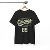 White Smoke Chicago State University 89 T-Shirt – Windy City College Streetwear Tee