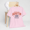 Misty Rose Austin Texas 512 Graphic T-Shirt – Capital City Vintage Varsity Streetwear Tee