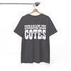 White Smoke Indianapolis Colts InnanaPliss Cotes Tee — Bold Text Graphic T-Shirt