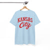 White Smoke Kansas City Varsity Vintage Script Tee