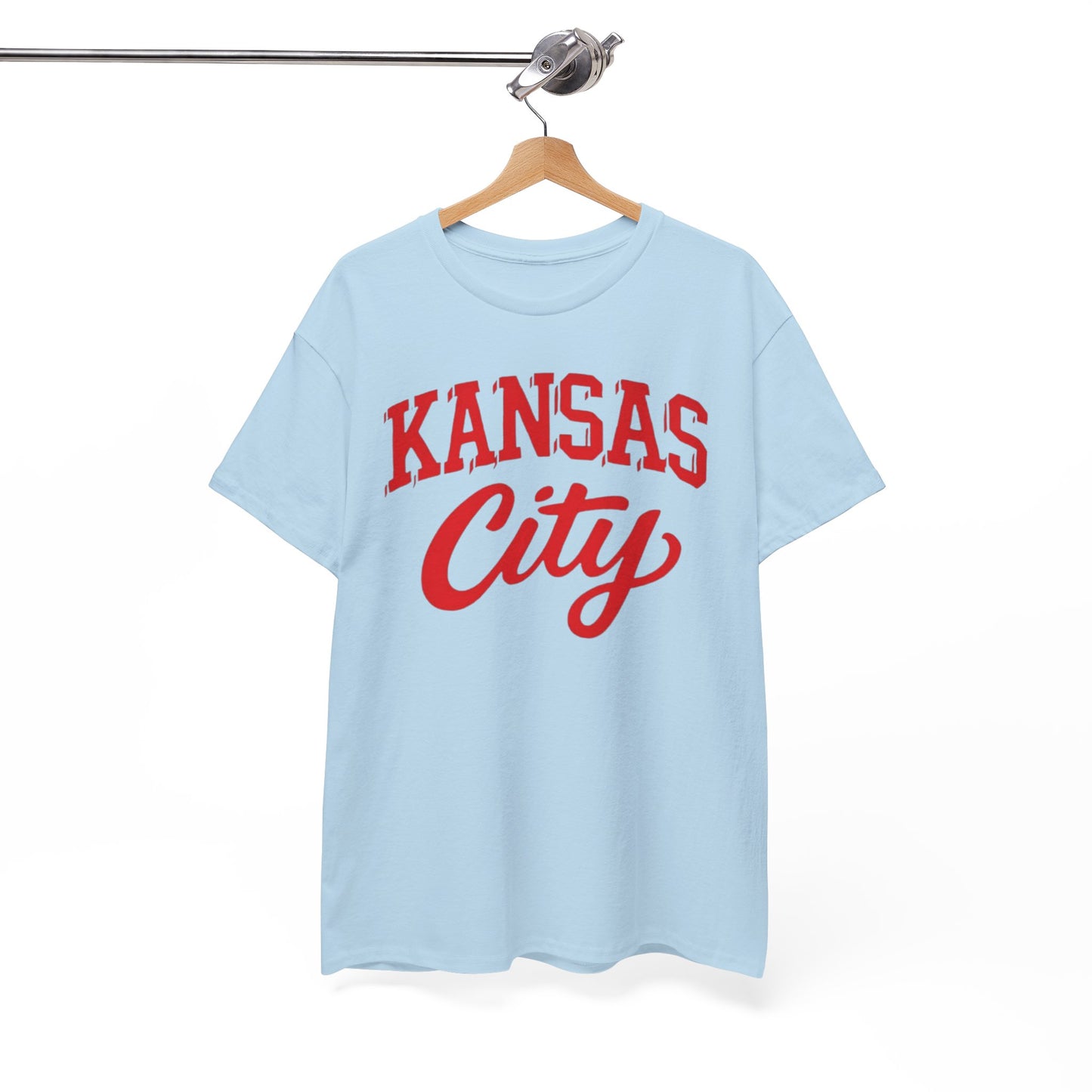 White Smoke Kansas City Varsity Vintage Script Tee
