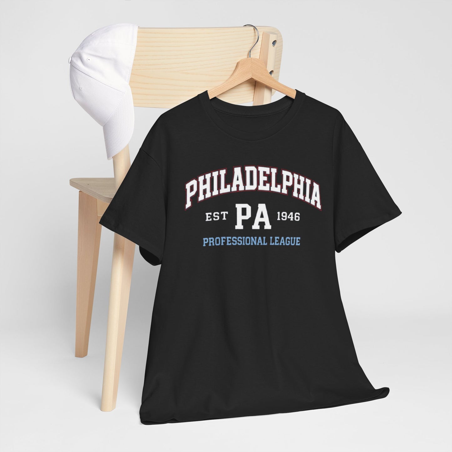 Philadelphia PA Vintage Collegiate T-Shirt — Established 1946 Retro Tee
