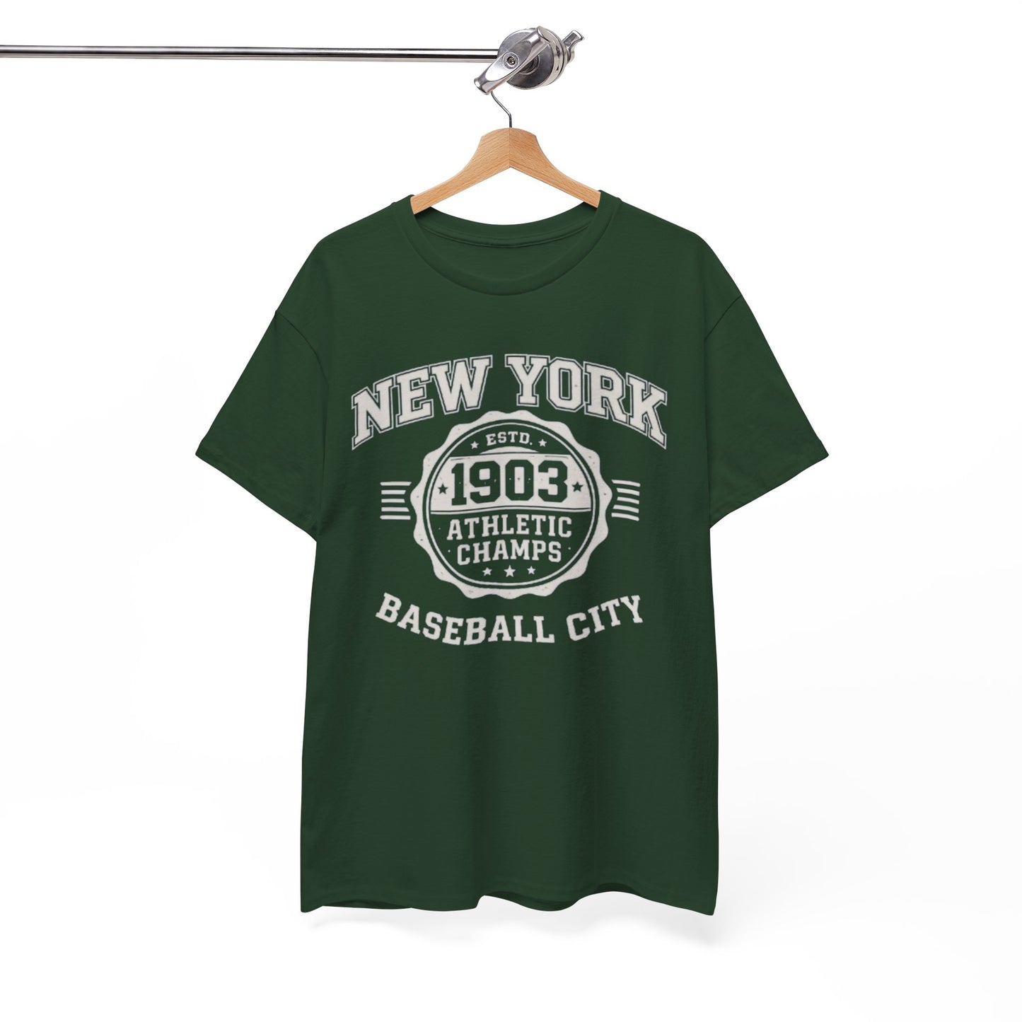 New York Baseball T-Shirt – 1903 Athletic Champs Varsity Design Tee