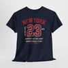 Lavender New York City 23 Basketball T-Shirt – NYC Athletic Varsity Streetwear Tee