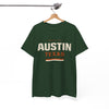 White Smoke Austin Texas Capital City Graphic T-Shirt – Minimalist City Streetwear Tee