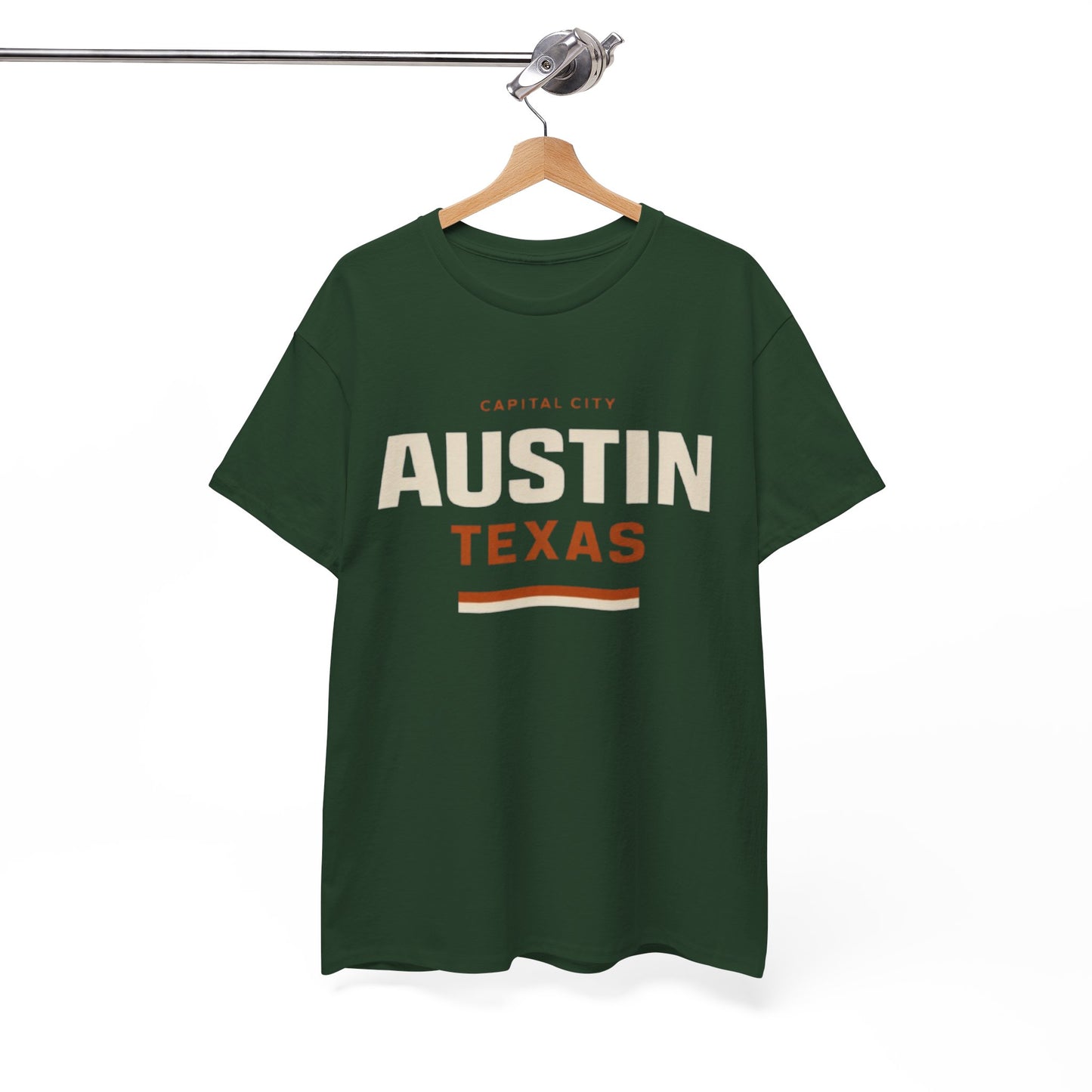 White Smoke Austin Texas Capital City Graphic T-Shirt – Minimalist City Streetwear Tee